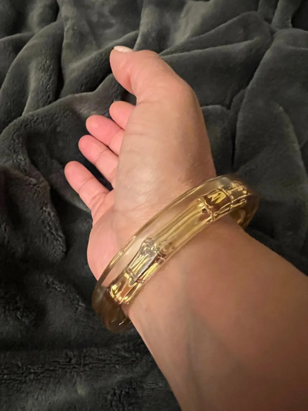 Gold-Tone Women's Round Bangle Bracelet - Classic Stackable Style Kate 🤎 Spade - Picture 2 of 5